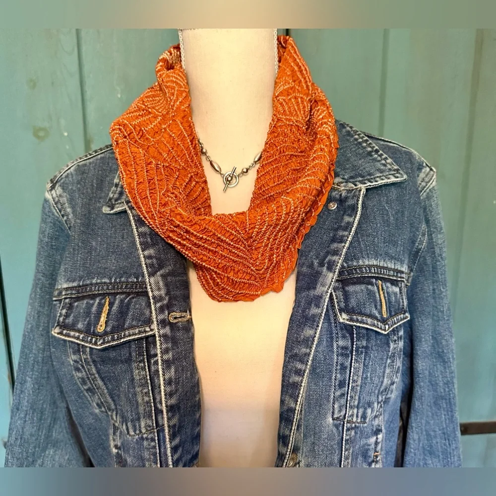 Silk Infinity Scarf - Picture 1 of 5